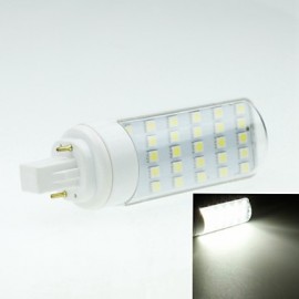 G24 6W 30x5050SMD LED blanc froid/blanc chaud ampoule LED projecteurs AC85-265V