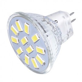 Projecteur LED MR11 3W blanc chaud/blanc 3000K /6000K 250lm 12-SMD5733 (AC/DC12V)