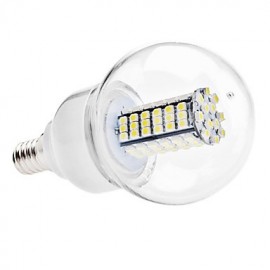 Ampoules Globe LED 6W E14 G60 120 SMD 3528 500 lm Blanc Naturel /