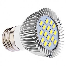 Spot LED E26/E27 MR16 16 SMD 5630 450 lm Blanc Naturel