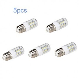 5 pièces E27 5W 24x5730SMD 500LM ampoule de maïs LED (220V)