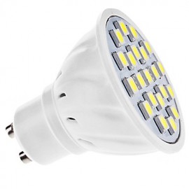 Spot LED GU10 MR16 21 SMD 5050 210 lm Blanc Naturel /