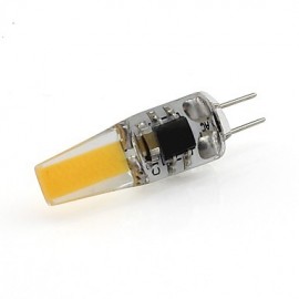 Mini ampoule LED G4 en silicone 6 W, puce COB saphir brillant AC 12 V/AC 100-240 V (1 pièce)