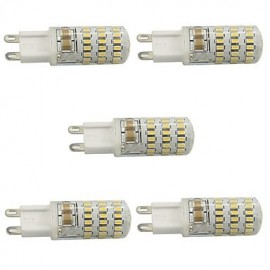 5 pièces G9 45LED 3014SMD 4W 300LM 3000K/6000K blanc chaud/blanc froid ampoule (AC200-240V)