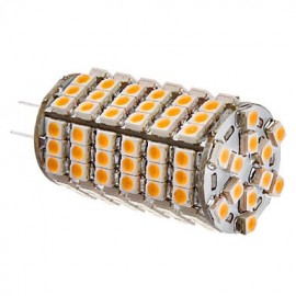 Ampoule de maïs LED G4 6W 102x3528SMD 420-450LM 3000-3500K, lumière blanche chaude (12V)