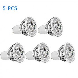 5 pièces Bestlighting GU10 4.5 W 4 X LED haute puissance 380 LM K blanc chaud/blanc froid PAR spots à intensité variable AC 110 V