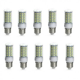 10 pièces E14/G9/GU10/E26/E27/B22 69SMD 5730 850-950LM blanc chaud/blanc décoratif/étanche LED lumières de maïs