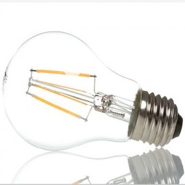 A60 4W E27 400LM 360 degrés couleur blanc chaud/froid Edison lampe à filament LED (AC220V)