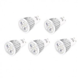 5 pièces 10W GU10/E27 800LM lampe à lumière chaude/froide LED spots (85-265V)