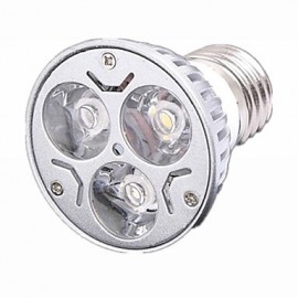 Spot LED E26/E27 3 LED haute puissance 330 lm Blanc chaud Blanc froid Intensité variable