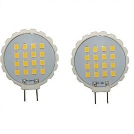 2 pièces G8 16LED SMD2835 300-350LM blanc chaud/blanc décoratif LED à deux broches