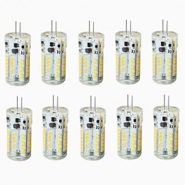 10 pièces G4 57LED SMD3014 300-450LM 4W blanc chaud/blanc/blanc naturel décoratif/étanche DC/AC10-20V LED lumières à deux broches