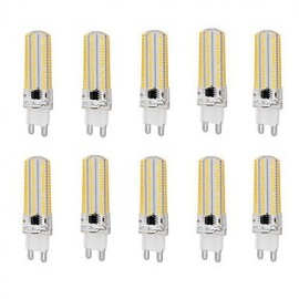 10 pièces Dimmable E14 G4 G9 BA15D 10W 152x3014SMD 360LM 3000K/6000K blanc chaud/blanc froid LED ampoule de maïs (AC200-240V)