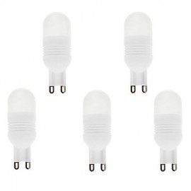 5 pièces en céramique G9 3W 260LM 3000K/6000K blanc chaud/blanc froid ampoule (AC200-240V)