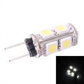 Ampoule LED blanche G4 1W 80LM 7000K 9x5050 (DC 12V)