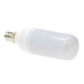 E12 6W 84x2835 SMD 500LM 6500K Lumière blanche LED Ampoule de maïs à couvercle givré (AC 85-265V)