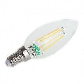 Ampoules à filament 4W E14 LED C35 4 Dip LED 380 lm Blanc chaud/Blanc froid décoratif