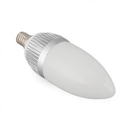 Ampoule LED 3 W – Design en forme de bougie (culot d'ampoule E14).