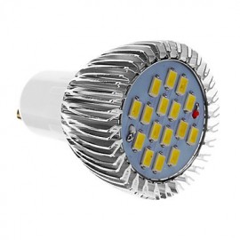 Spot LED GU10 6W 16 SMD 5730 640 lm Blanc Froid