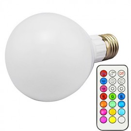 Lampe frontale colorée avec télécommande E27 RGB 10W, grande lampe colorée (AC 85-265V)