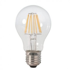 Ampoules Globe LED E26/E27 A60(A19) 8 COB 800 lm Blanc Chaud Décoratif