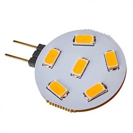 Spot LED 3W G4 6 SMD 5730 120-150 lm Blanc Chaud / Blanc Froid DC 12 / AC 12