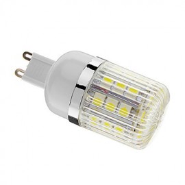 Le maïs de 4W G9 LED allume T 30 SMD 5050 blanc froid de 400 LM Dimmable