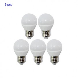 Ampoules Globe LED E26/E27 4W 4 SMD 2835 320lm Blanc Chaud / Blanc Froid AC 85-265V Yangming 5 pcs