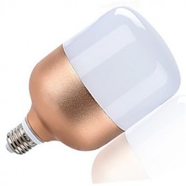 Ampoules LED Globe en aluminium, 28W E27 2600LM, couleur blanc chaud et froid, lampe Spot, coque en or Rose (AC160-265V)