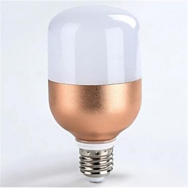 Ampoule LED à économie d'énergie, 9W E27, 800lm, couleur blanc chaud et froid, lampe Globe, coque en or Rose (AC160-265V)