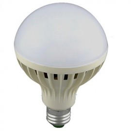 Lampe de contrôle du son et de la lumière blanc froid 12W E27 2835SMD, ampoules intelligentes LED (220-240V)