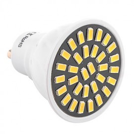 Spot LED GU10 7W 32 SMD 5733 500-700lm Blanc Chaud/Froid AC 110/220V