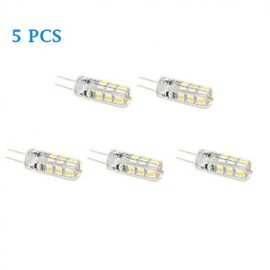 Ampoules à Filament LED G4 1,5W 24 100 lm Blanc Chaud / Blanc Froid DC 12 5 pcs