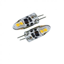 2 pièces G4 2835SMD 4LED 3W 200-350LM blanc chaud/blanc froid décoratif DC/AC10-20V LED lumières à deux broches