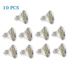 Spot LED 4W GU4(MR11) 9 SMD 5730 430 lm Blanc chaud / Blanc froid DC 12