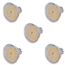 5 pièces MR16(GU5.3) 9W 60SMD 2835 720LM blanc chaud/froid AC 220-240/AC 12V