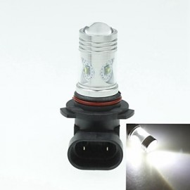 HB4 P22D CREE XP-E LED 20W 1300-1600LM 6500-7500K AC/DC12V-24 Blanc brouillard - Argent Noir