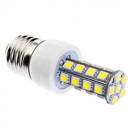 Ampoule de maïs LED à lumière blanche naturelle, variable E27 6W 30xSMD5050 400-500LM 5500-6500K (85-265V)