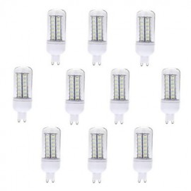 Lampes Maïs LED 7W G9 T 56 SMD 5730 600 lm Blanc Chaud / Blanc Froid 10 pcs