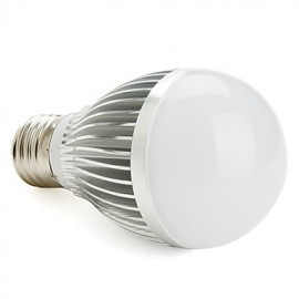 Ampoule LED à bille E27 6 W à lumière blanche naturelle/chaude à intensité variable (85-265 V)