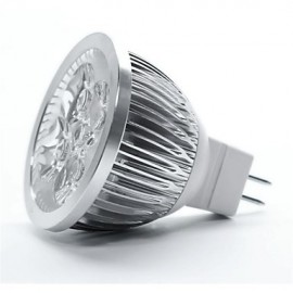 Spot LED 5W GU5.3(MR16) MR16 5 LED haute puissance 350-400 lm Blanc chaud DC 12