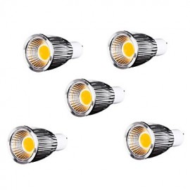 Spot LED GU10 MR16 9 COB 700-750 lm Blanc Chaud Dimmable 5 pcs