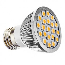 Spot LED 3W E26/E27 MR16 21 SMD 5050 240 lm Blanc Chaud /