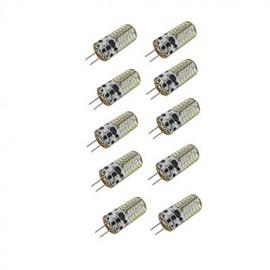 10 pièces 3W G4 48XSMD3014 300LM LED lumières à deux broches (DC 12V)