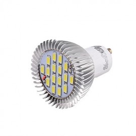 Ampoule LED GU10 8W 650LM 6000K 16-SMD5630, lumière blanche (AC220V)