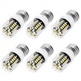 6 pièces haute luminosité E27 E14 220 V 30 * SMD5733 LED ampoule de maïs 3 W projecteur lampe à LED bougie lumière