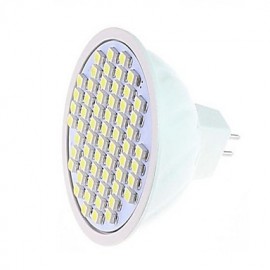 1 pièces 5 W 60LED X SMD 3528 360-750 LM 2800-3500/6000-6500 K blanc chaud/blanc froid MR16 spots AC 220