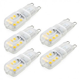 4W G9 LED à deux broches 14 SMD 2835 300-360 lm Blanc Chaud / Blanc Froid 5 pcs