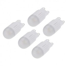 5 pcs G9 6 W 5xCOB 600 LM Blanc Chaud / Blanc Froid Intensité Variable / Lumières Décoratives à Deux Broches /