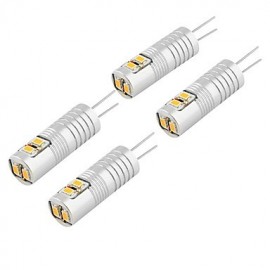 4 pièces G4 1W DC/AC 12V 6xSMD 3014 150 Lm blanc chaud/blanc froid LED décoratives à deux broches